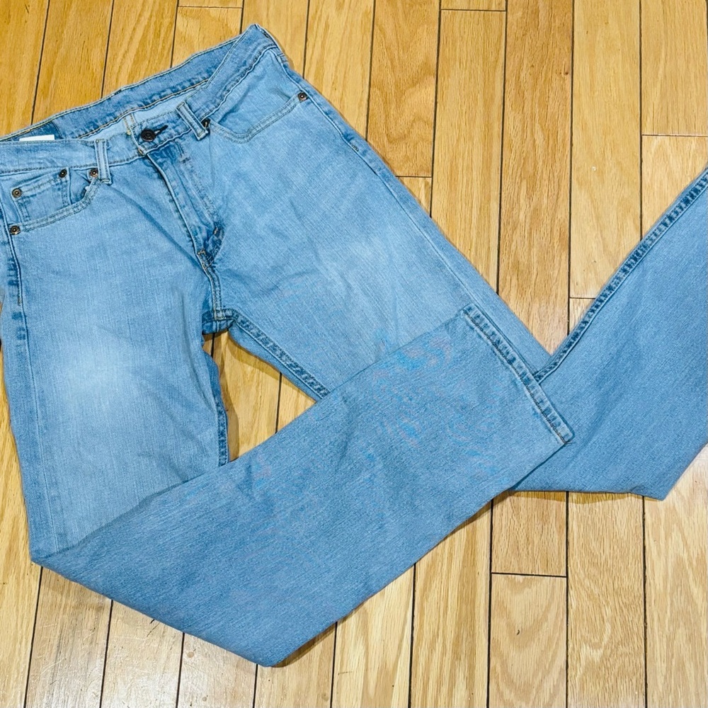 Levi's 505 Classic Straight Light Blue Denim Jeans